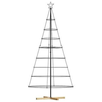 Kerstboom zwart 210cm - retourdeal - 56% korting, Diversen, Ophalen of Verzenden, Zo goed als nieuw