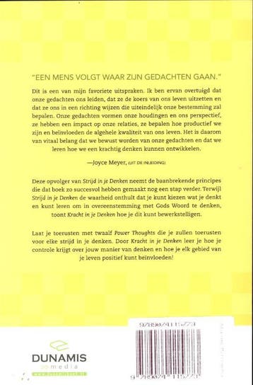 Kracht in je denken 9789074115773 Joyce Meyer, Boeken, Verzenden, Gelezen, Joyce Meyer