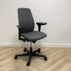 Kinnarps 5000 ergonomische bureaustoel, grijs - zwart, Huis en Inrichting, Gebruikt, Ophalen of Verzenden, Grijs, Bureaustoel