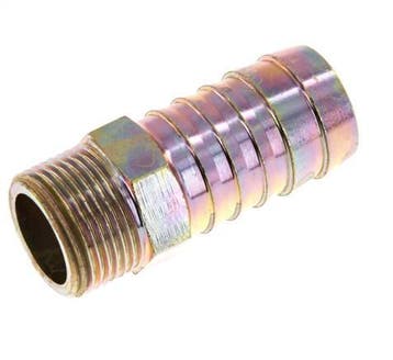 G 3/4 Buitendraad x 25mm Verzinkt Stalen Slangpilaar 25, Verzenden, Nieuw