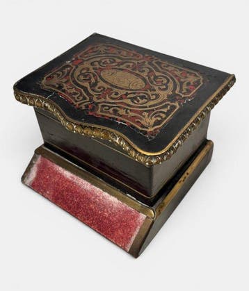 Doos - Hout, Messing - Boulle-marquetering, Antiek en Kunst