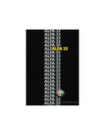 1986 ALFA ROMEO 33 BROCHURE NEDERLANDS, Nieuw, Alfa Romeo, Author