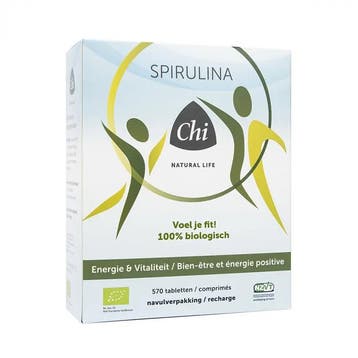 BIO Spirulina tabletten 500 mg, navulling 570 tabletten -, Ophalen of Verzenden