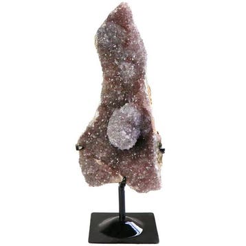 Rozenbloem Amethist - Interieurelement - 35x10x10 cm- 2 kg