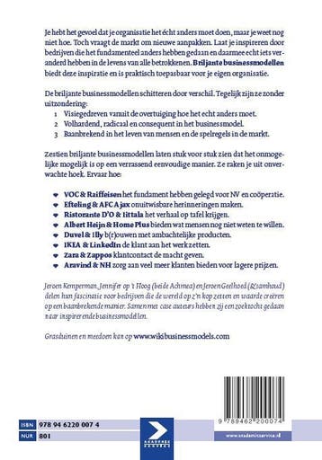 Briljante businessmodellen 9789462200074 Jeroen Geelhoed, Verzenden, Zo goed als nieuw, Jeroen Geelhoed