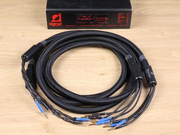 Signal Projects Monitor bi-wired audio speaker cables 3,0 me, Ophalen of Verzenden, Gebruikt, Overige kabels