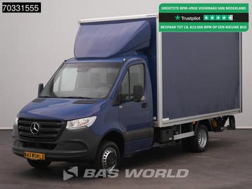 Zakelijke Lease |  Mercedes-Benz Sprinter 315 CDI Laadklep Z, Stof, Gebruikt, Euro 6, Blauw