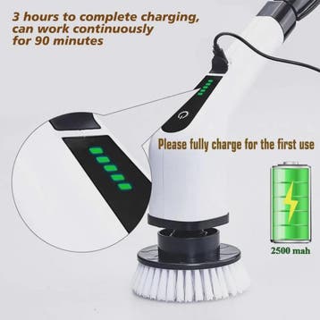 Multifunctionele Elektrische Schoonmaakborstel - Draadloos &, Tuin en Terras, Verzenden, Nieuw
