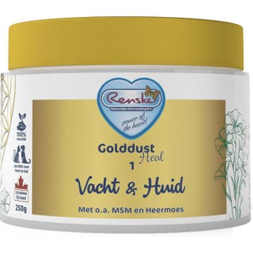 Renske Golddust Heal 1 - Vacht & Huid 250gram, Verzenden, Nieuw