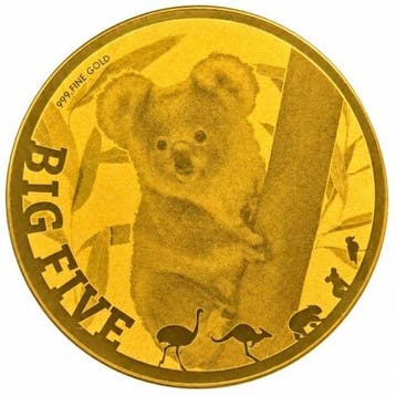 Tsjaad. 5000 Francs 1/200 oz 999 Fine Gold 5000 CFA Francs