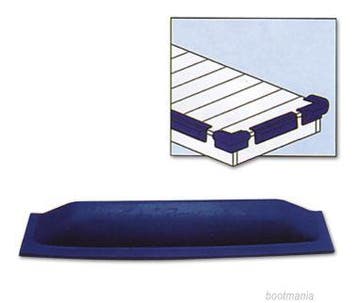 Majoni fender Jetty Recht-50x7x10cm blauw, Verzenden, Nieuw