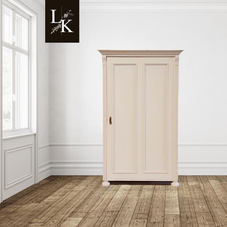 Landelijke klassieke kast, eendeurs, kledingkast, legkast, Antiek en Kunst, Antiek | Meubels | Kasten