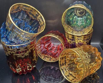 ISMIE LUX - Drinkservies (6) - Superieure juweelencollectie, Antiek en Kunst