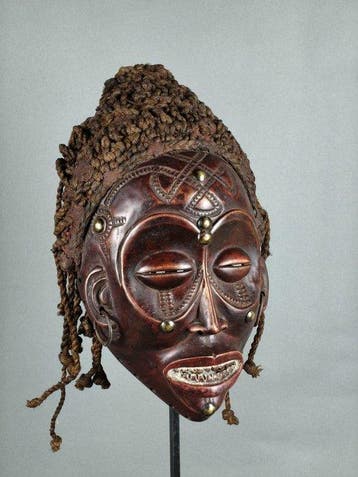 prachtig masker - Tchokwe - Angola (Zonder minimumprijs)