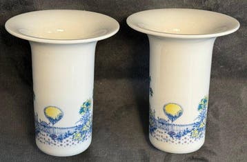 Rosenthal - Bjørn Wiinblad - Vaas (2) - Porselein -