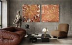 MARENA - Echoes / Golden Mocha / 283 / Diptych XXL (No