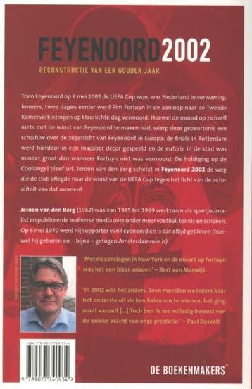 Feyenoord 2002 9789077740934 Jeroen van den Berg, Boeken, Verzenden, Zo goed als nieuw, Jeroen van den Berg