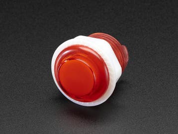 Mini LED Arcade Button - 24mm Translucent Red Adafruit 3430, Verzenden, Nieuw