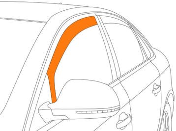 Zijwindschermen | geschikt voor Volkswagen Touareg 2002-2009, Verzenden