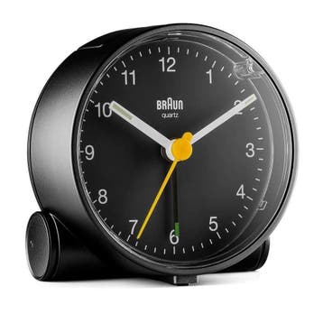 Braun BC01B Kwartswekker Zwart (Watches & alarm clocks), Verzenden, Nieuw, Braun