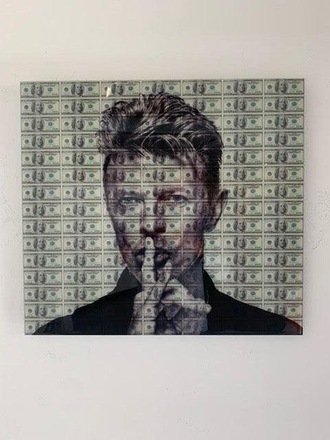 Van Apple - David Bowie - Stardust, Antiek en Kunst, Kunst | Schilderijen | Modern