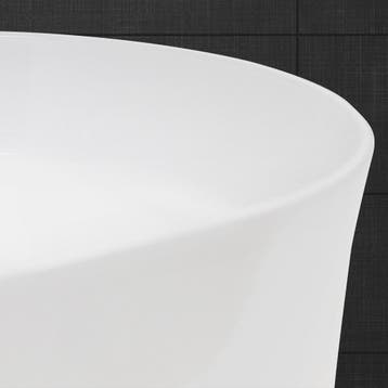 Wastafel - Keramiek - 60,5x38x12,5 cm - Wit - LuxeBath, Verzenden, Zo goed als nieuw