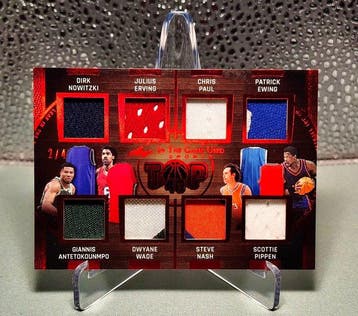 2025 Leaf Top 40 Memorabilia: game-used Scottie Pippen, Dirk, Verzamelen, Nieuw