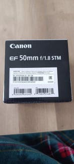 Canon EF 50mm f/1.8 STM Prime lens, Nieuw
