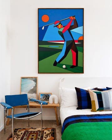Alejandro Gonzalez - Campo de Golf 8 - XL (NO Reserve), Antiek en Kunst