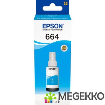 Epson T6642 Cyaan 70ml inkt voor ecotank, Verzenden, Nieuw, Epson