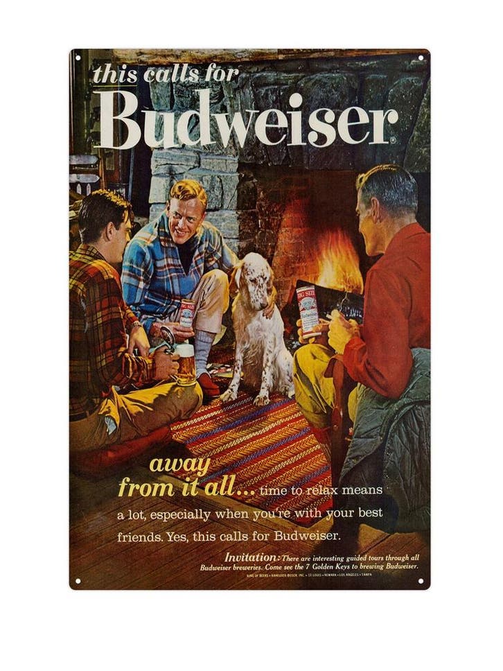 Budsweiser, Huis en Inrichting, Woonaccessoires | Wanddecoraties, Ophalen of Verzenden