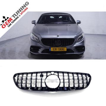 Grille S-Klasse Coupe C217 Cabrio A217 | GT-R Style 18-20, Voor, Mercedes-Benz, Nieuw, Ophalen of Verzenden
