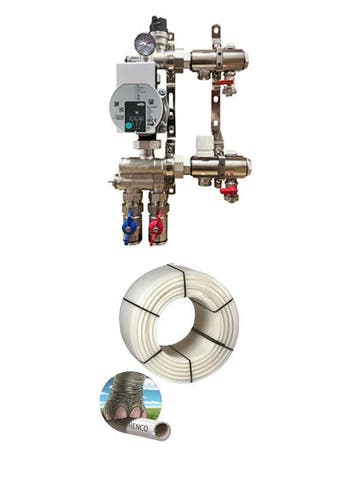 vloerverwarming set 9 m2  badkamer of kleine ruimte, Ophalen of Verzenden, Nieuw, Rvs, Overige typen