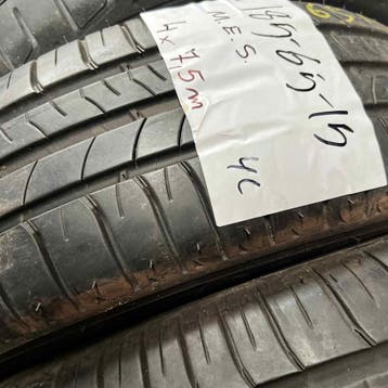 2 x Michelin Energy Saver 185-65-15 Zomerbanden 7,5mm, Gebruikt, 15 inch, Band(en), Personenwagen