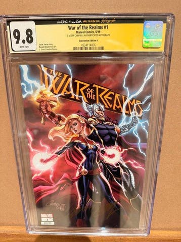 War of the Realms #1 - J. Scott Campbell Convention Edition, Nieuw
