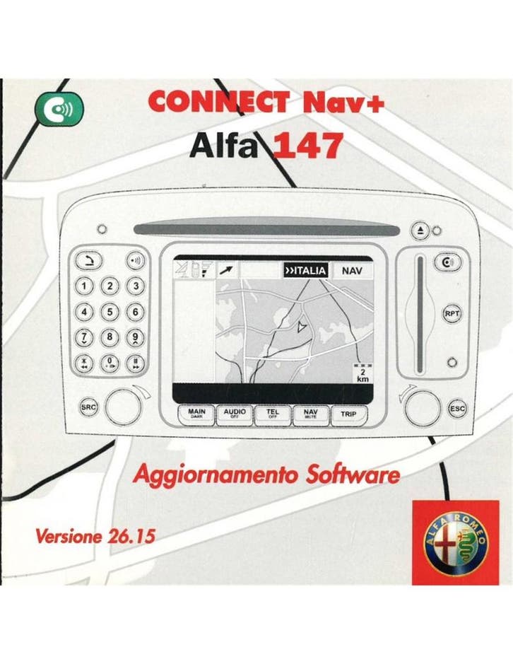 2003 ALFA ROMEO 147 CONNECT NAV WERKPLAATSHANDBOEK CD, Auto diversen, Handleidingen en Instructieboekjes
