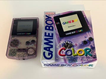 Nintendo - Gameboy Color - Game Boy Color Clear Purple -, Nieuw