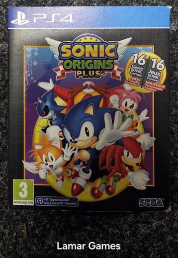 Sonic origins plus (ps4 tweedehands game), Spelcomputers en Games, Ophalen of Verzenden, Zo goed als nieuw