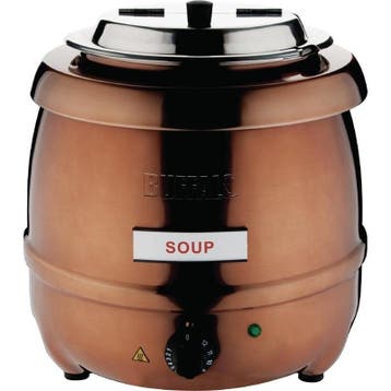 Soepketel koperkleurig 10 liter | 37,5(h)x33(Ø)cm Buffalo, Verzenden, Nieuw in verpakking