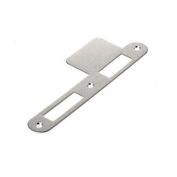 OUTLET Sluitplaat rvs afger.D&amp;N, lange lip,DIN RS, Ophalen of Verzenden, Nieuw