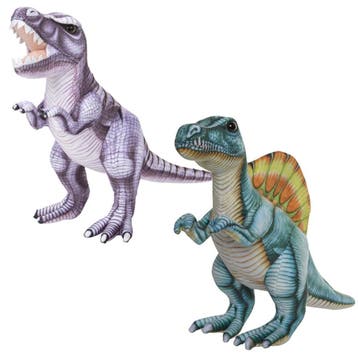 Pluche dino knuffels T-Rex en Stegosaurus - set van 2 - 30, Verzenden, Nieuw