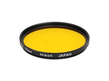 Nikon Y52 Yellow Filter 52mm - 1 jaar garantie, Audio, Tv en Foto, Fotografie | Fotostudio en Toebehoren, Ophalen of Verzenden