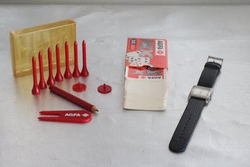 Agfa Diverse reclame items. Analoge camera, Nieuw