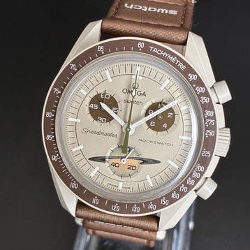 Omega x Swatch - MoonSwatch - Mission to Saturn - Zonder, Nieuw