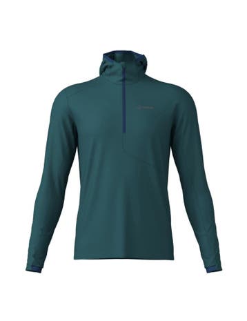 Loeffler sport shirt lange mouwen M Zip Hoody Motion Smer..., Verzenden, Nieuw, Blauw
