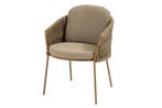 4SO Molina dining tuinstoel - Amber (1stuk), Tuin en Terras, Tuinstoelen, Verzenden, Nieuw, Overige materialen