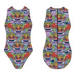 Special Made Turbo Waterpolo badpak Bali Tribal, Nieuw