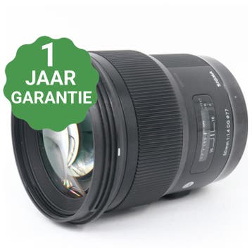 Sigma 50mm f/1.4 DG HSM ART Canon EF, Audio, Tv en Foto, Fotografie | Lenzen en Objectieven, Verzenden, Gebruikt