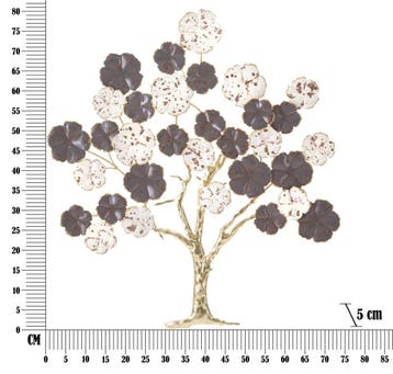 WANDDECORATIE ALBERO PURPY CM 73,7X5X80 - 322640000, Ophalen of Verzenden, Nieuw