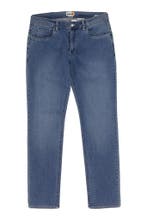 Timberland Broek in maat W32 L34 Blauw, Timberland, Verzenden, Zo goed als nieuw, Blauw